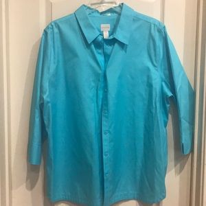 Chico’s no iron button down